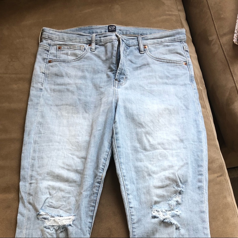 Cropped casual jeans